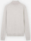 Fox Head Patch Turtleneck Knit Top Light Grey Melange - MAISON KITSUNE - BALAAN 3