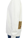 Men's Felpa Chiusa Girocollo Sweatshirt White - TEN C - BALAAN 9