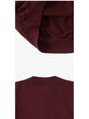 Wellness Sweatshirt Burgundy - SPORTY & RICH - BALAAN 5