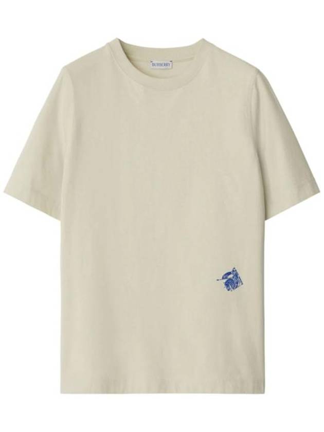 EKD Print Cotton Short Sleeve T-Shirt Plaster - BURBERRY - BALAAN 1