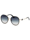 Eyewear Iconic Swan Round Sunglasses Black - SWAROVSKI - BALAAN 1