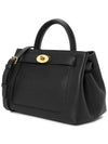 Silky Calf Small Tote Bag Black - MULBERRY - BALAAN 3