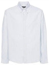 Greg Long Sleeve Shirt Blue - A.P.C. - BALAAN 2