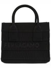 Logo Signature Tote Beach Bag Black - SALVATORE FERRAGAMO - BALAAN 2