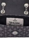 Women's Logo Silver Chain Small Shoulder Bag Grey - VIVIENNE WESTWOOD - BALAAN 4