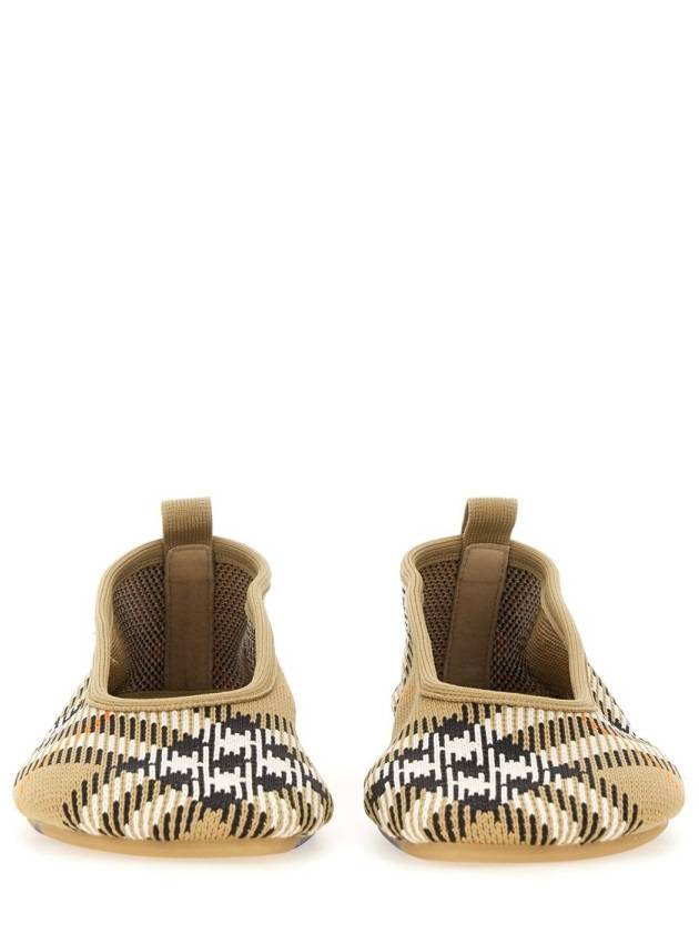 Baby Check Knit Ballerina Sand - BURBERRY - BALAAN 5