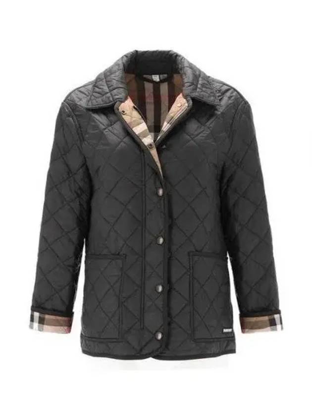 Dalry Quilted Jacket Black - BURBERRY - BALAAN 2