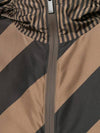 Men's Logo Reversible Windbreaker Brown Black - FENDI - BALAAN 6