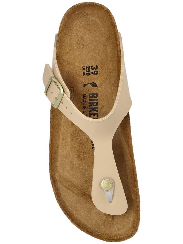 Birkenstock Slides Gizeh BS, Women's, Cream - BIRKENSTOCK - BALAAN 6