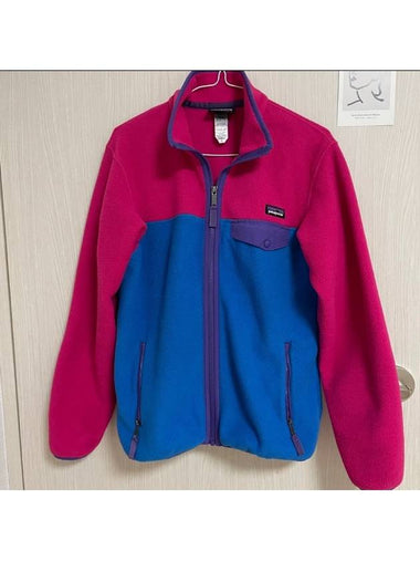 Cinchilla One Pocket Pink Blue Pullover Fleece - PATAGONIA - BALAAN 1