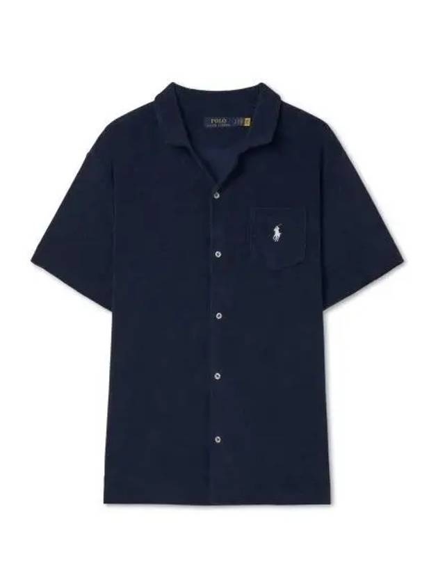 terry camp shirt navy - POLO RALPH LAUREN - BALAAN 2