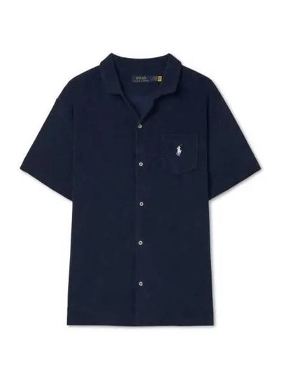 terry camp shirt navy - POLO RALPH LAUREN - BALAAN 2