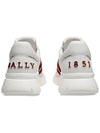 BLERRY striped low top sneakers white - BALLY - BALAAN 4