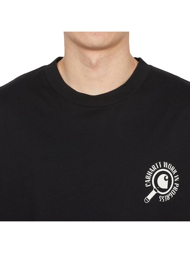 Inspector Short Sleeve T-Shirt Black - CARHARTT WIP - BALAAN 6