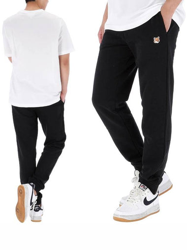 Fox Head Patch Jogger Pants LM01114KM0001 BLACK - MAISON KITSUNE - BALAAN 1