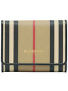 Icon Stripe E Canvas Card Wallet Beige - BURBERRY - BALAAN 2