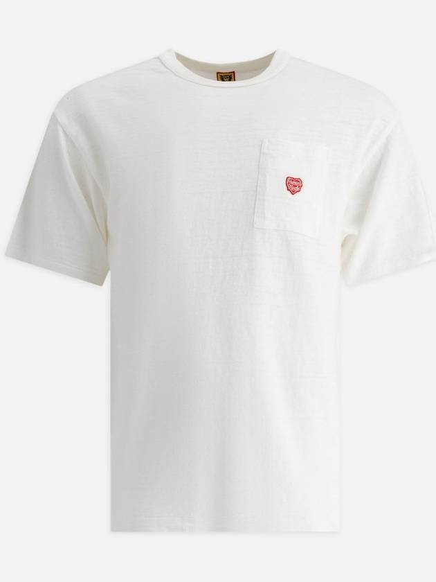 Chest Pocket Short Sleeve T-Shirt White - HUMAN MADE - BALAAN 2