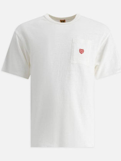 Chest Pocket Short Sleeve T-Shirt White - HUMAN MADE - BALAAN 2