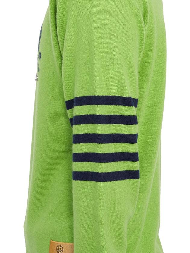 Golf wear men s neck polar knit MLM 2C AB02 LIME - MARK & LONA - BALAAN 9