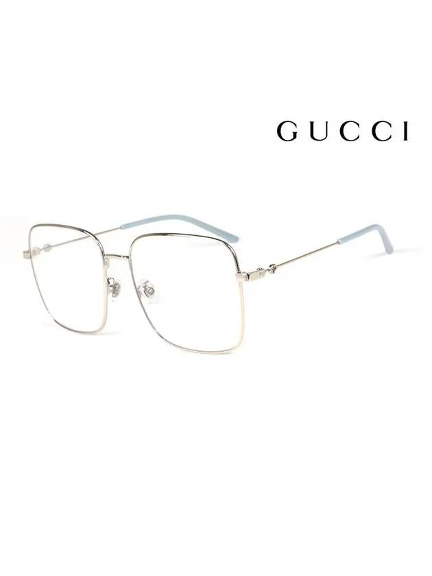 Eyewear Square Metal Eyeglasses Gold - GUCCI - BALAAN 2