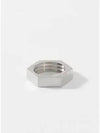 Women's Bolt Nut Ring Palladium - MAISON MARGIELA - BALAAN 2