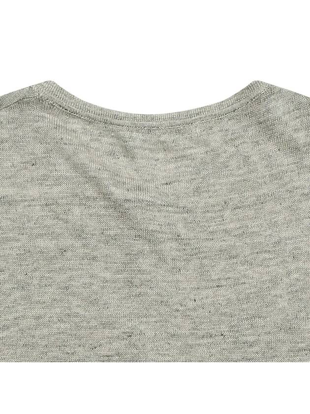 Men's Linen Henry Neck Short Sleeve Knit MMSWL5T51 910 - AT.P.CO - BALAAN 6