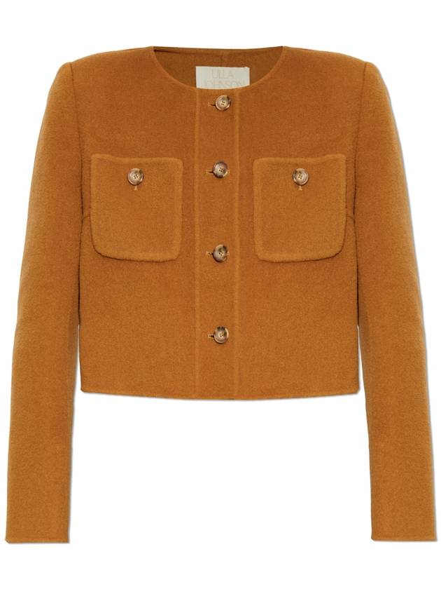 Ulla Johnson Wool Jacket Eve, Women's, Brown - ULLA JOHNSON - BALAAN 1