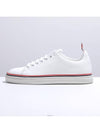 Women's Tennis Striped Low Top Sneakers White - THOM BROWNE - BALAAN 6