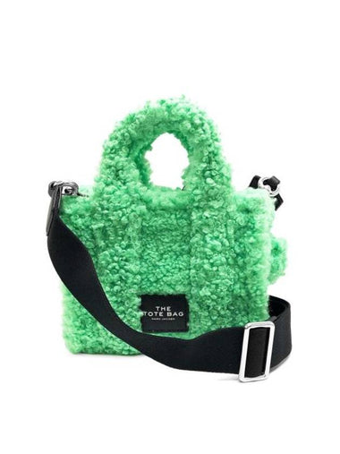 The Teddy Mini Tote Bag Fluffy Green - MARC JACOBS - BALAAN 1