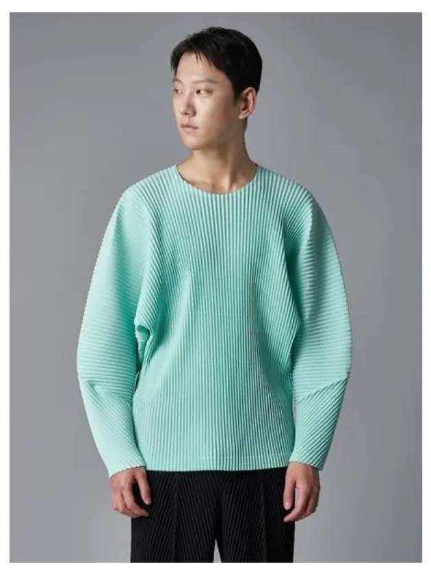 Oversized T shirt Mint Green Domestic Product GM0023122845043 - ISSEY MIYAKE - BALAAN 1