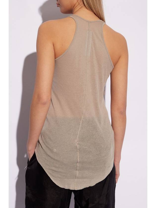 Rick Owens ‘Rib’ Tank Top, Women's, Grey - RICK OWENS - BALAAN 4