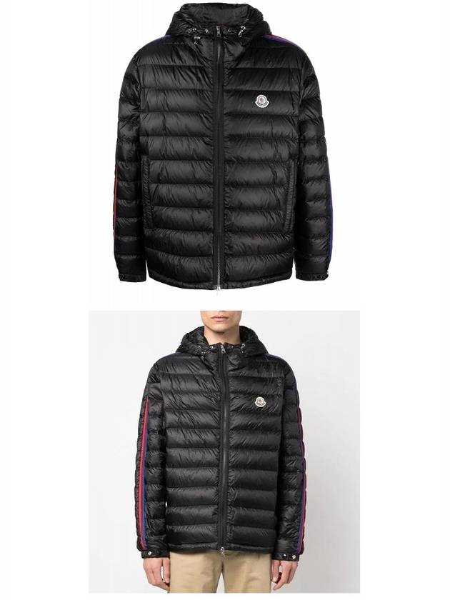 Agout short down jacket black - MONCLER - BALAAN 5