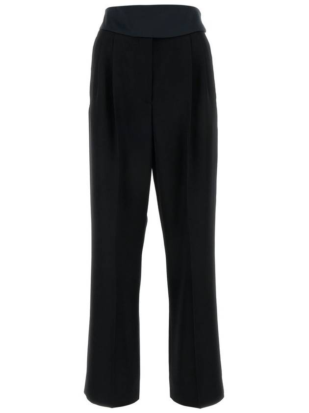 Straight Pants 6401543DU700 1000 Black - STELLA MCCARTNEY - BALAAN 2