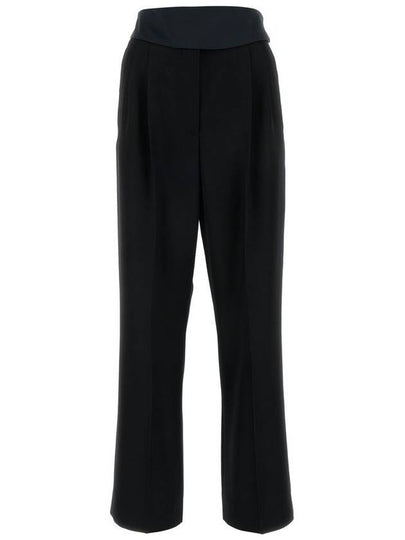 Straight Pants 6401543DU700 1000 Black - STELLA MCCARTNEY - BALAAN 2