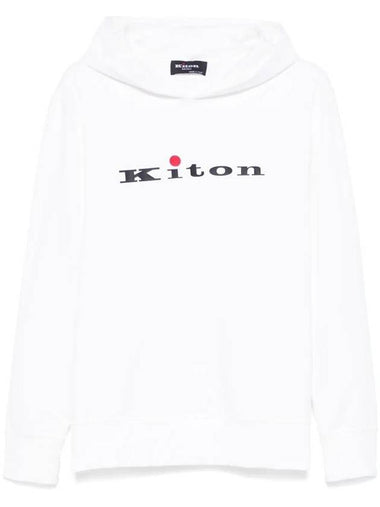 Kiton Sweatshirt With Rubberized Logo - KITON - BALAAN 1