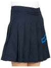 Women's Naomi Pleated Skirt Navy - J.LINDEBERG - BALAAN 11