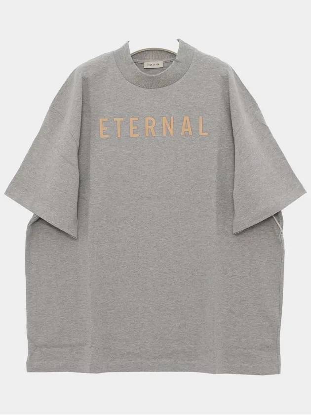 Men's Eternal ETERNAL Crew Neck Short Sleeve T-Shirt Gray - FEAR OF GOD - BALAAN 4