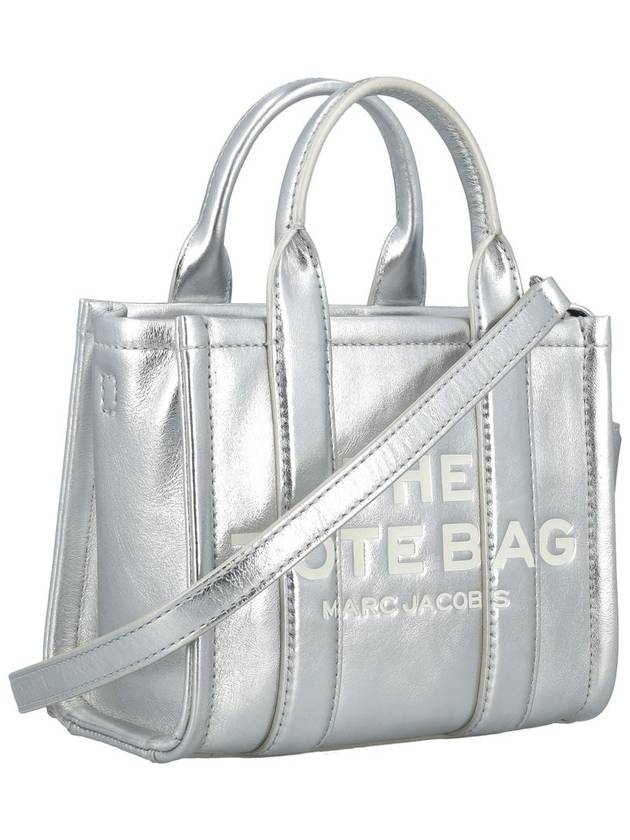 The Metallic Leather Cross Bag Silver - MARC JACOBS - BALAAN 3