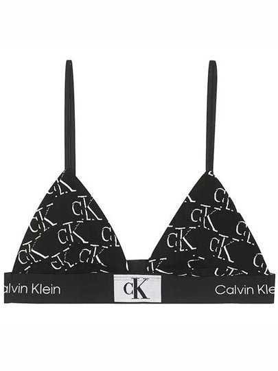 Triangle Bralette Black - CALVIN KLEIN - BALAAN 2