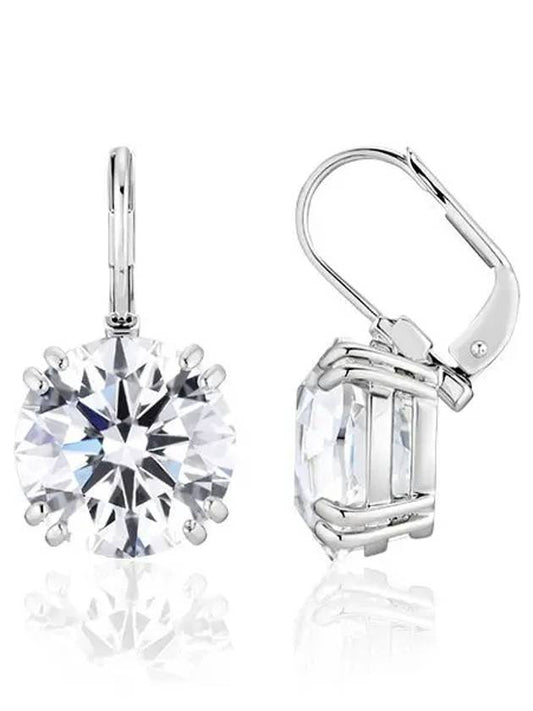 Millenia Drop Earrings White Silver - SWAROVSKI - BALAAN 2