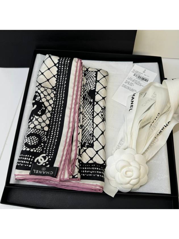 24B season CC logo silk scarf AAA376 - CHANEL - BALAAN 9