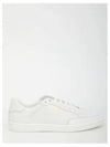 Court Classic Perforated Leather Low Top Sneakers White - SAINT LAURENT - BALAAN 2