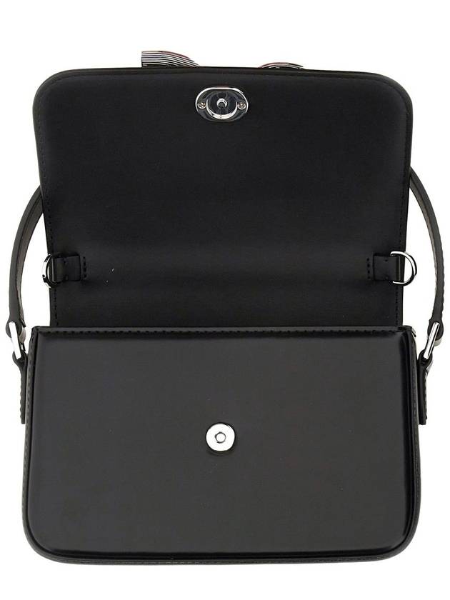 Self-Portrait Black Leather Micro Bag - SELF PORTRAIT - BALAAN 4