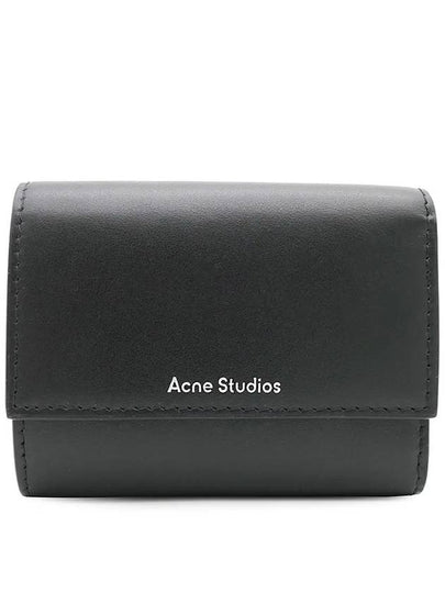 Logo Print Half Wallet Black - ACNE STUDIOS - BALAAN 2