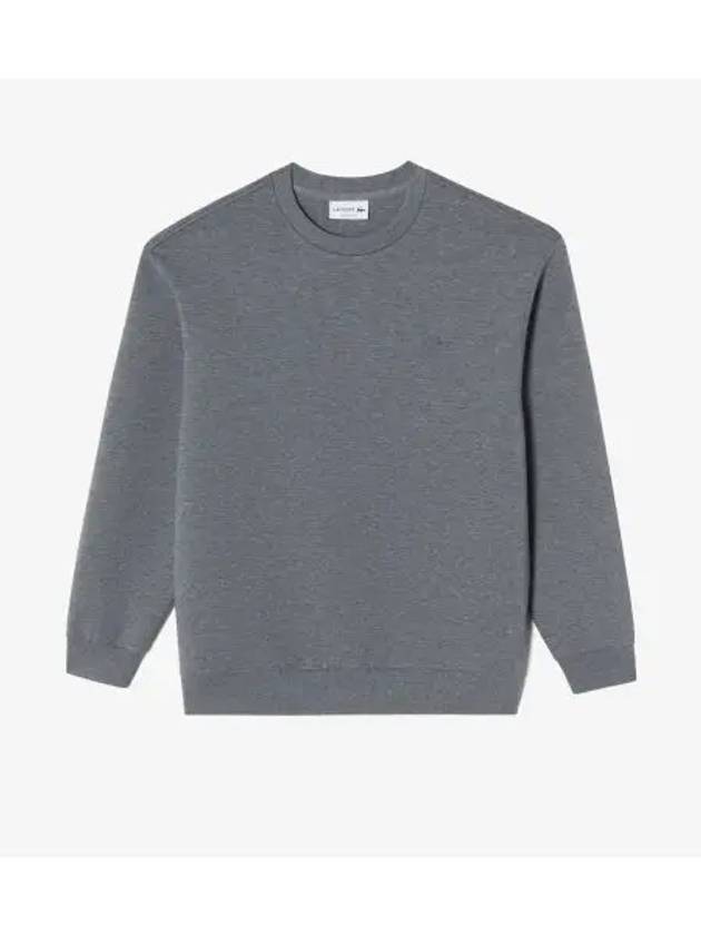 Men s cushioned crew neck t shirt charcoal gray - LACOSTE - BALAAN 1