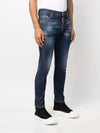 Men's Sexy Twist Jeans Dark Blue - DSQUARED2 - BALAAN 5