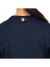 Women's Lobster Icon Short Sleeve T-Shirt Navy - THOM BROWNE - BALAAN 8