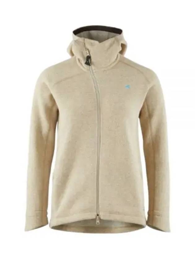 Women's Balder Zip Up Hoodie Warm Sand - KLATTERMUSEN - BALAAN 2