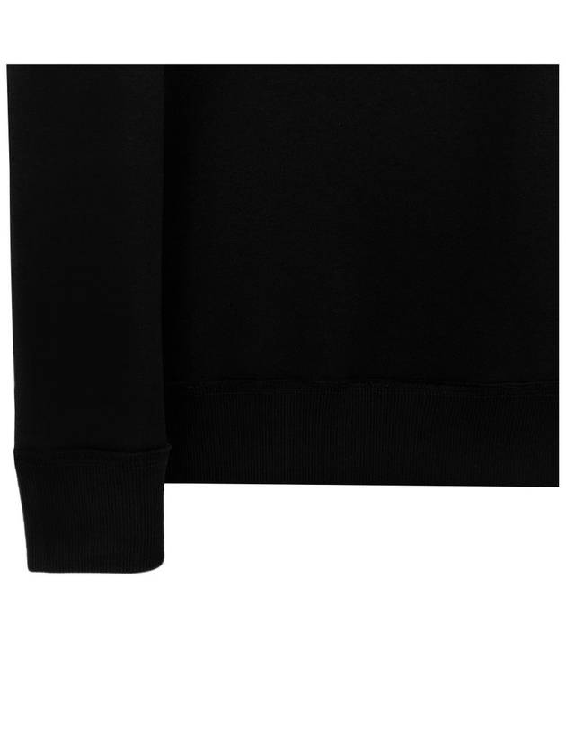 V Logo Print Sweatshirt Black - VALENTINO - BALAAN 4