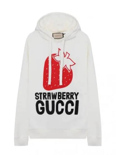 Strawberry cotton sweatshirt - GUCCI - BALAAN 1